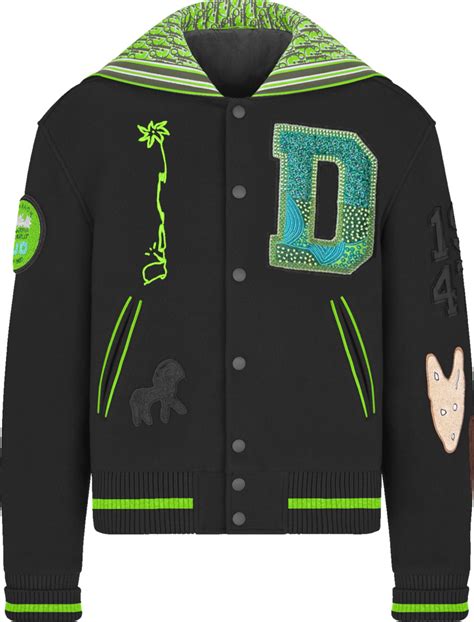 dior varsity jacket price|Dior varsity jacket.